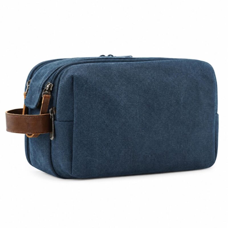 Custom Compact Polyester Toiletry Bag With Compartments - 1