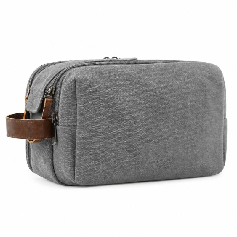 Custom Compact Polyester Toiletry Bag With Compartments - 4
