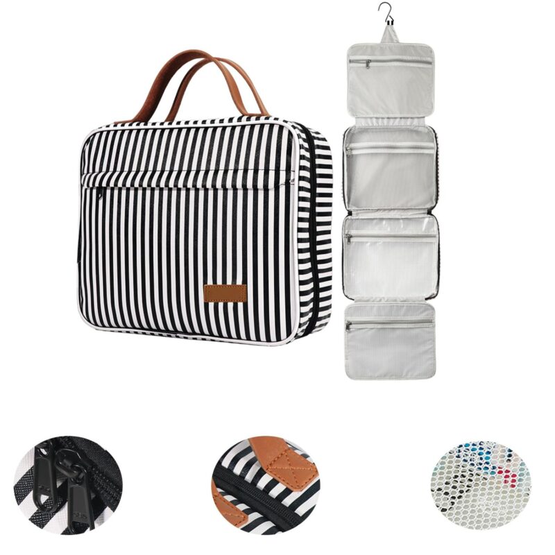 Custom Convenient Hanging Travel Toiletry Bag - 1