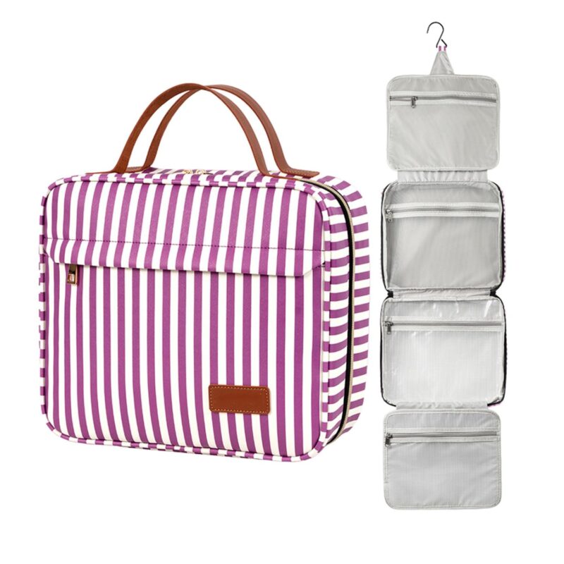 Custom Convenient Hanging Travel Toiletry Bag - 3