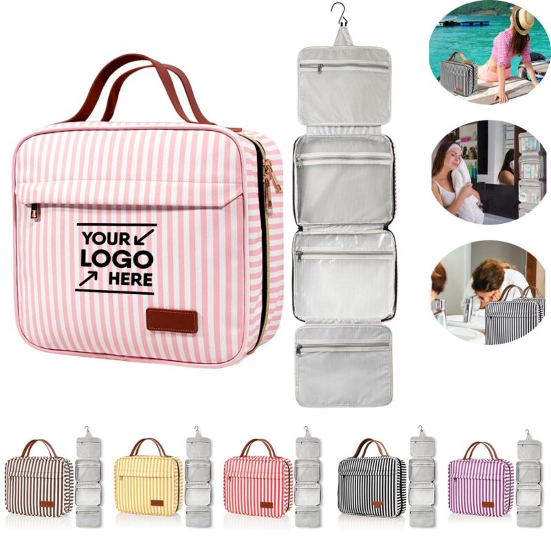 Custom Convenient Hanging Travel Toiletry Bag