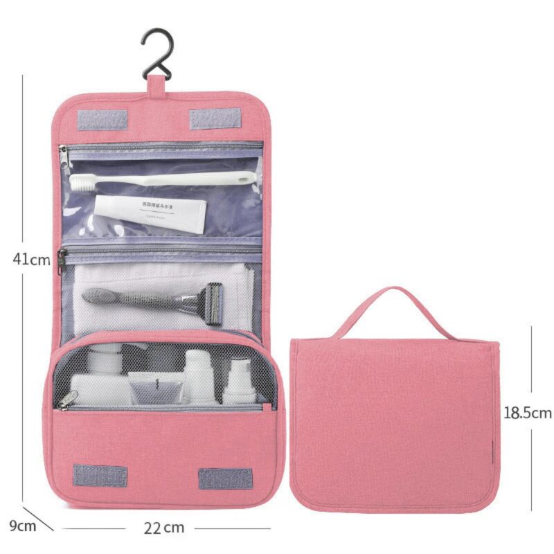 Custom Cross-Border Travel Waterproof Foldable Wet/Dry Toiletry Bag - 2