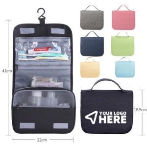 Custom Cross-Border Travel Waterproof Foldable Wet/Dry Toiletry Bag