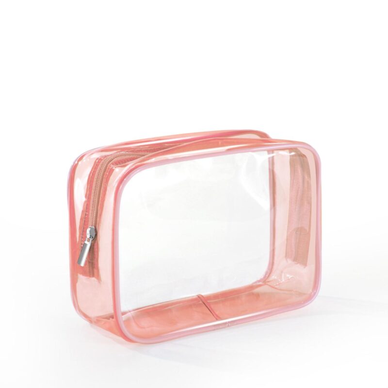 Custom Crystal Clear PVC Travel Toiletry Bag - 4