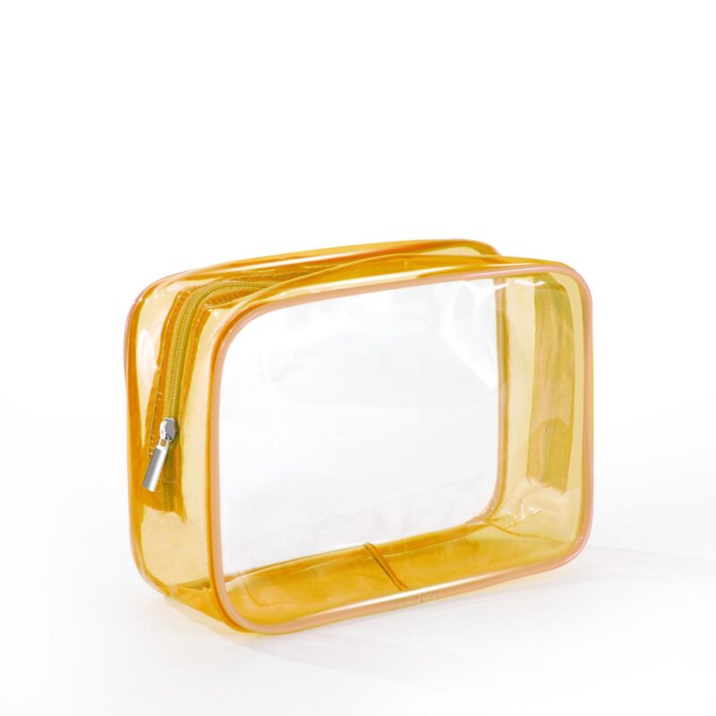 Custom Crystal Clear PVC Travel Toiletry Bag - 5