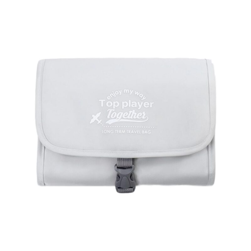Custom Custom Hanging Travel Foldable Toiletry Bag - 4