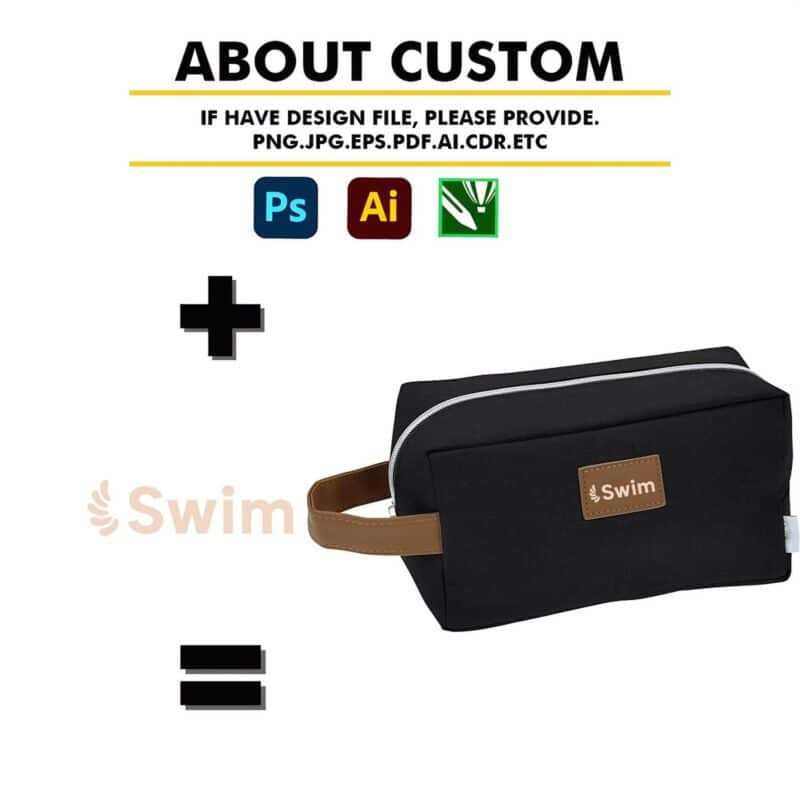 Custom Custom Imprinted Wipe Clean Toiletry Bag - 5