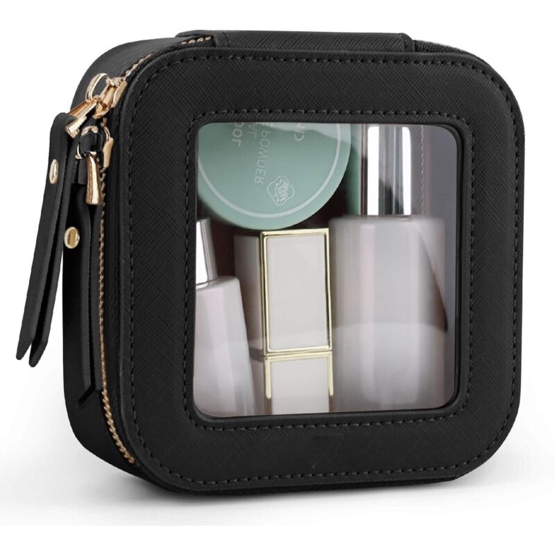 Custom Custom Transparent Toiletry Kit Travel Clear Cosmetic Pouch Mini Makeup Bag for Women - 2