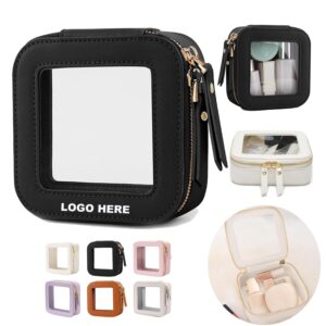 Custom Custom Transparent Toiletry Kit Travel Clear Cosmetic Pouch Mini Makeup Bag for Women