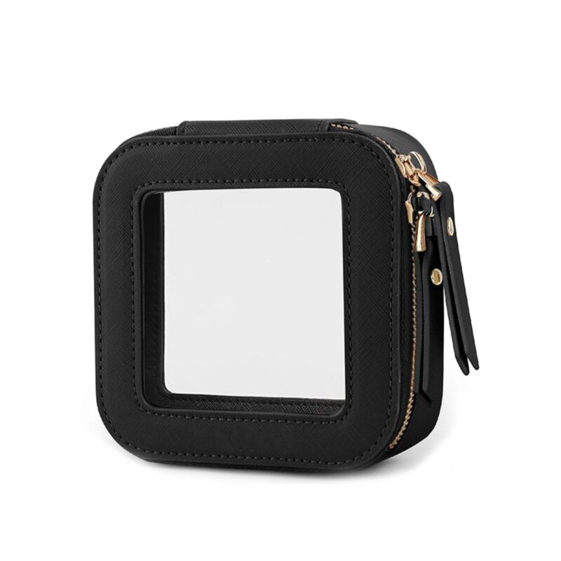 Custom Custom Transparent Toiletry Kit Travel Clear Cosmetic Pouch Mini Makeup Bag for Women - 7