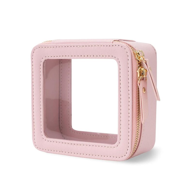 Custom Custom Transparent Toiletry Kit Travel Clear Cosmetic Pouch Mini Makeup Bag for Women - 9