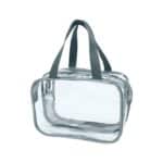 Custom DRY/WET Separation Clear Toiletry Bag - 7