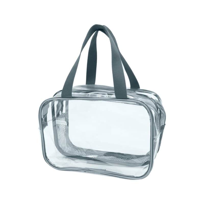 Custom DRY/WET Separation Clear Toiletry Bag - 7
