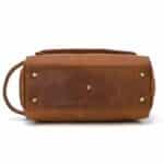 Custom Dado Handmade Leather Dopp Kit Toiletry Bag (9.8"x5.5"x4.5") - 5
