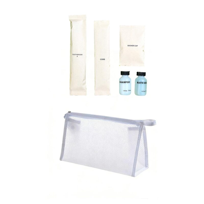 Custom Disposable Travel Toiletry Kit With PVC Bag - 2