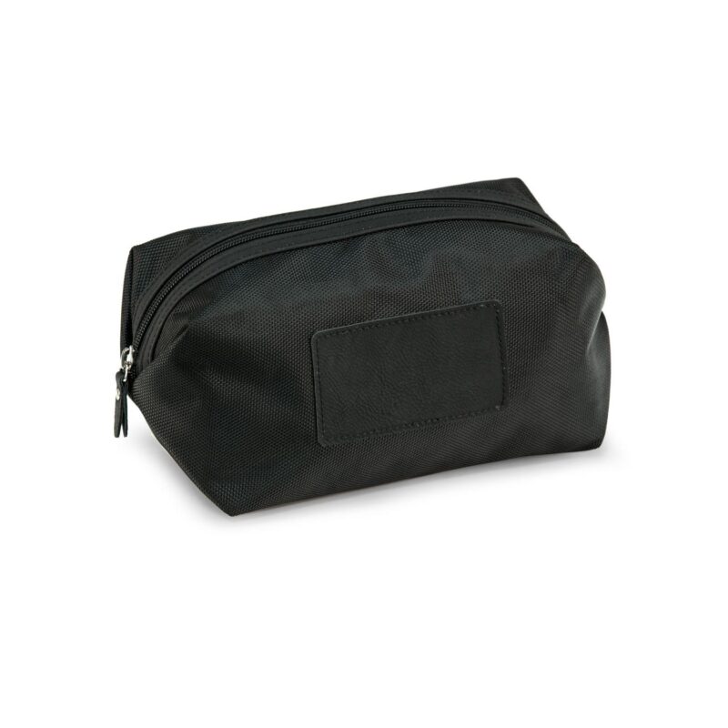 Custom Dopp Kit-Black Nylon/Black Accents