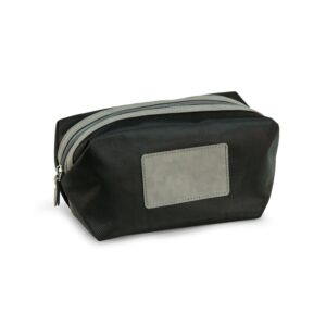 Custom Dopp Kit-Black Nylon/Grey Accents