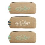 Custom Doppelganger Burlap Neoprene Pouch - 2