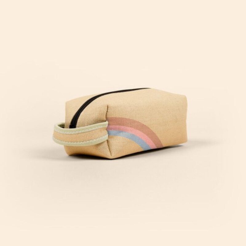 Custom Doppelganger Burlap Neoprene Pouch - 6