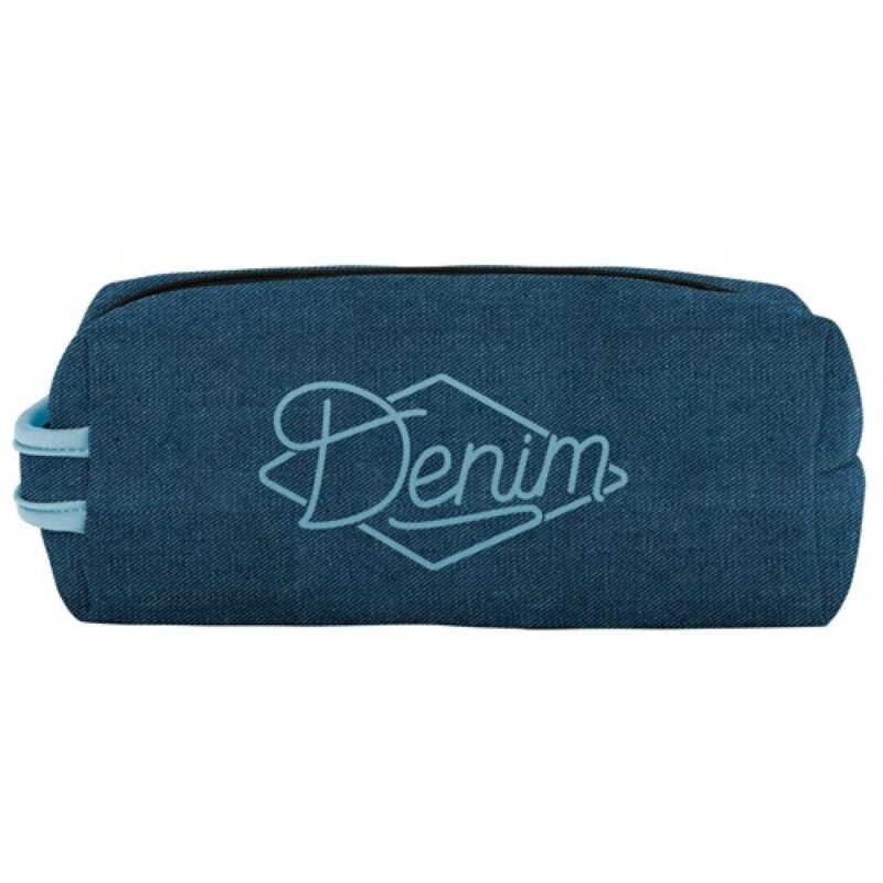 Custom Doppelganger Denim Neoprene Pouch