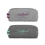 Custom Doppelganger Heathered Jersey Knit Neoprene Pouch
