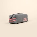 Custom Doppelganger Heathered Jersey Knit Neoprene Pouch - 6