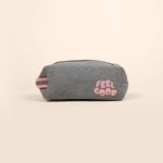 Custom Doppelganger Heathered Jersey Knit Neoprene Pouch - 7
