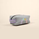 Custom Doppelganger Heathered Jersey Knit Neoprene Pouch - 8