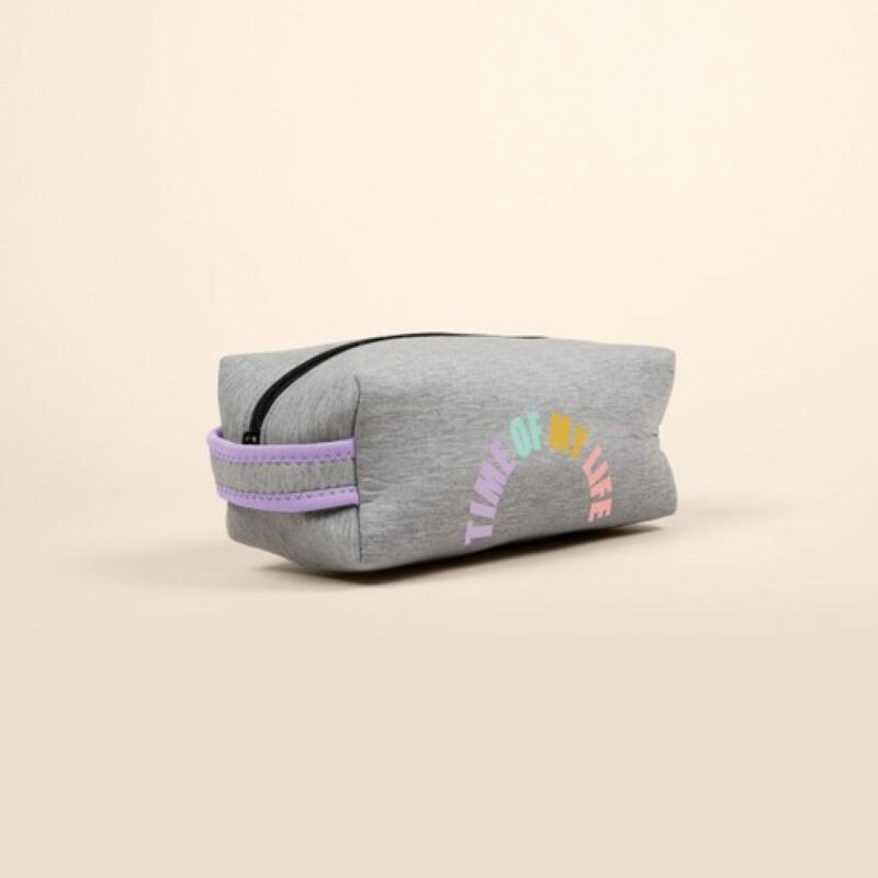 Custom Doppelganger Heathered Jersey Knit Neoprene Pouch - 8