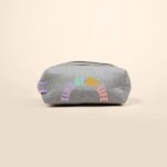 Custom Doppelganger Heathered Jersey Knit Neoprene Pouch - 9