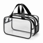 Custom Double Layer Clear Toiletry Bag - 4