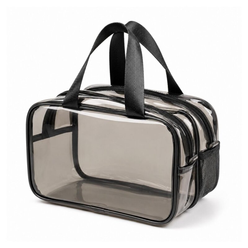 Custom Double Layer Clear Toiletry Bag - 5