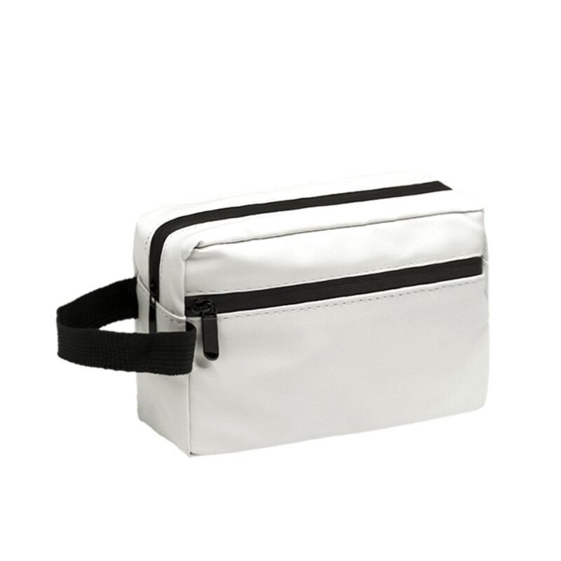Custom Double Layer PU Toiletry Bag With Waterproof Compartment - 1