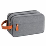 Custom Double-Layer Polyester Travel Toiletry Bag With Side Handle - 4