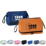 Custom Double Layer Toiletry Bag