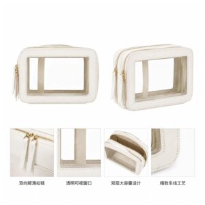 Custom Double-Layer Top Handle Toiletry Bag
