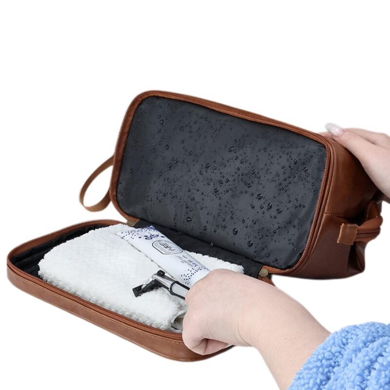 Custom Double-Layer Waterproof Toiletry Bag - 5