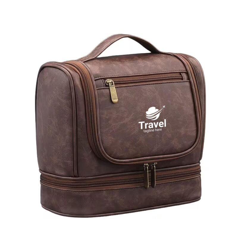 Custom Double-Layer Waterproof Toiletry Bag - 4