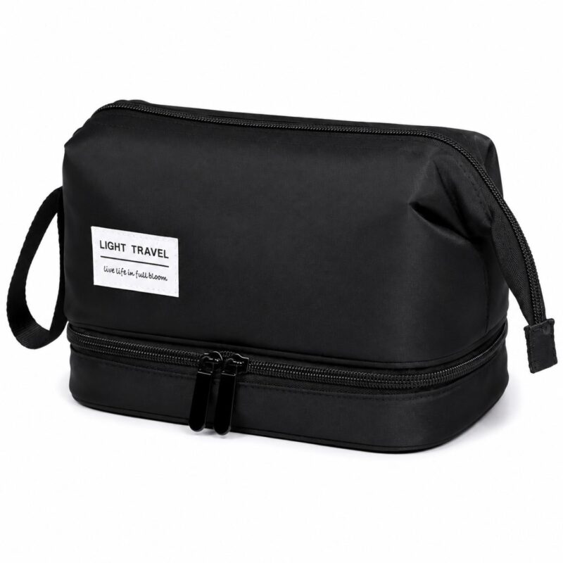 Custom Double-Layer Wet Dry Toiletry Bag - 1