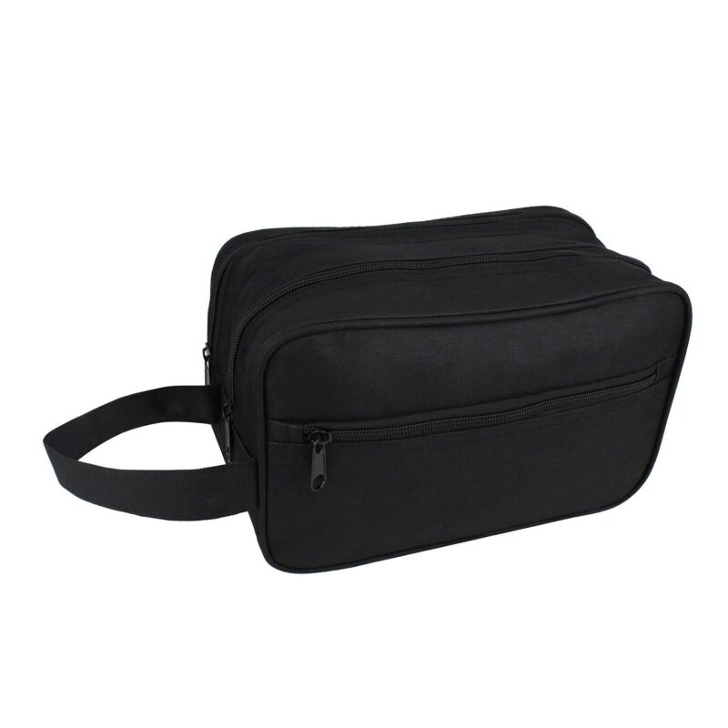 Custom Double Zipper Toiletry Bag - 1