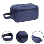 Custom Double Zipper Toiletry Bag w/Carrying Handle - 1