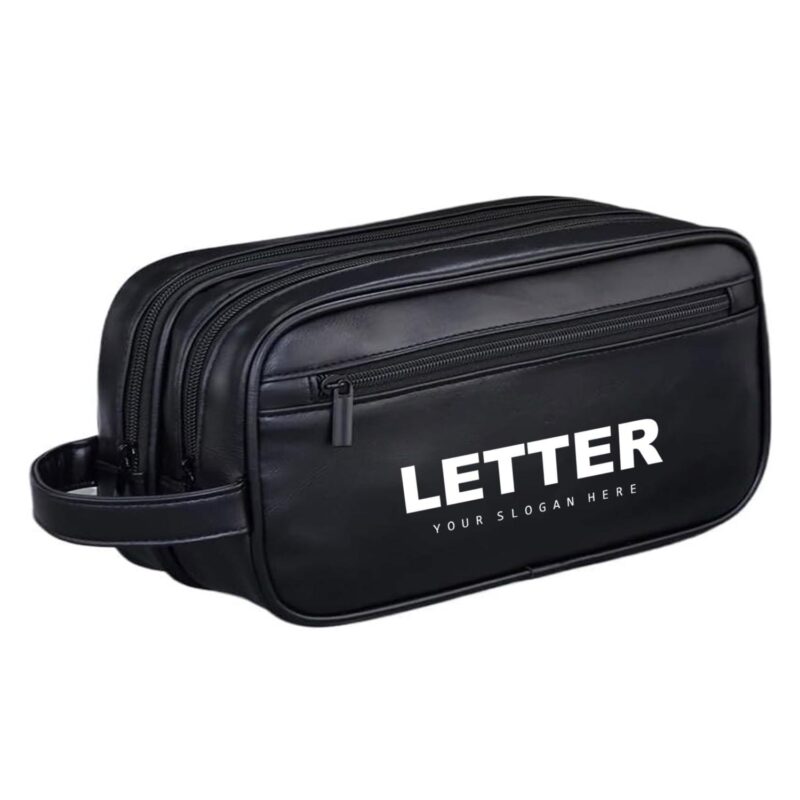 Custom Double-layer PU Toiletry Bag - 2