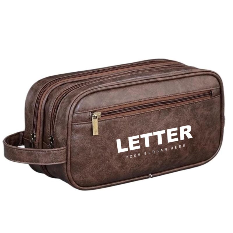 Custom Double-layer PU Toiletry Bag - 4