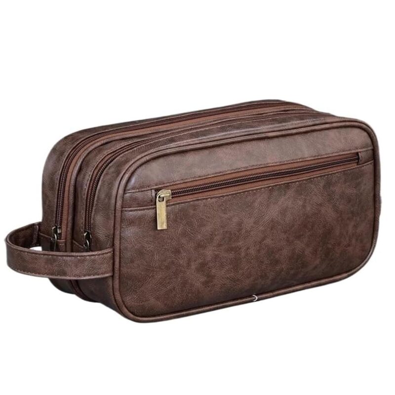 Custom Double-layer PU Toiletry Bag - 5