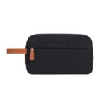 Custom Dual Compartment Travel Toiletry Bag with Tech Organizer Pocket - 4