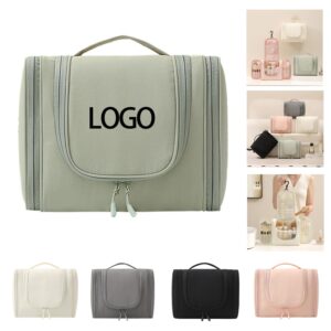 Custom Dual-Zip Hanging Travel Toiletry Kit