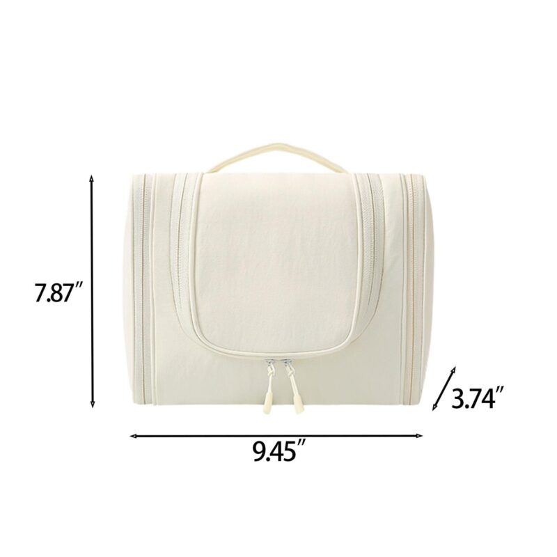 Custom Dual-Zip Hanging Travel Toiletry Kit - 5