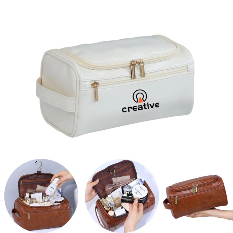 Custom Dual-Zip Toiletry Bag