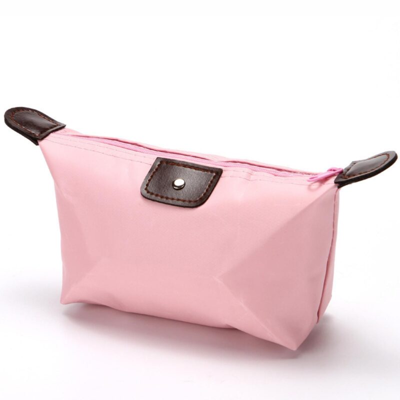 Custom Dumpling-shaped Nylon Waterproof Cosmetic Toiletry Bag - 3