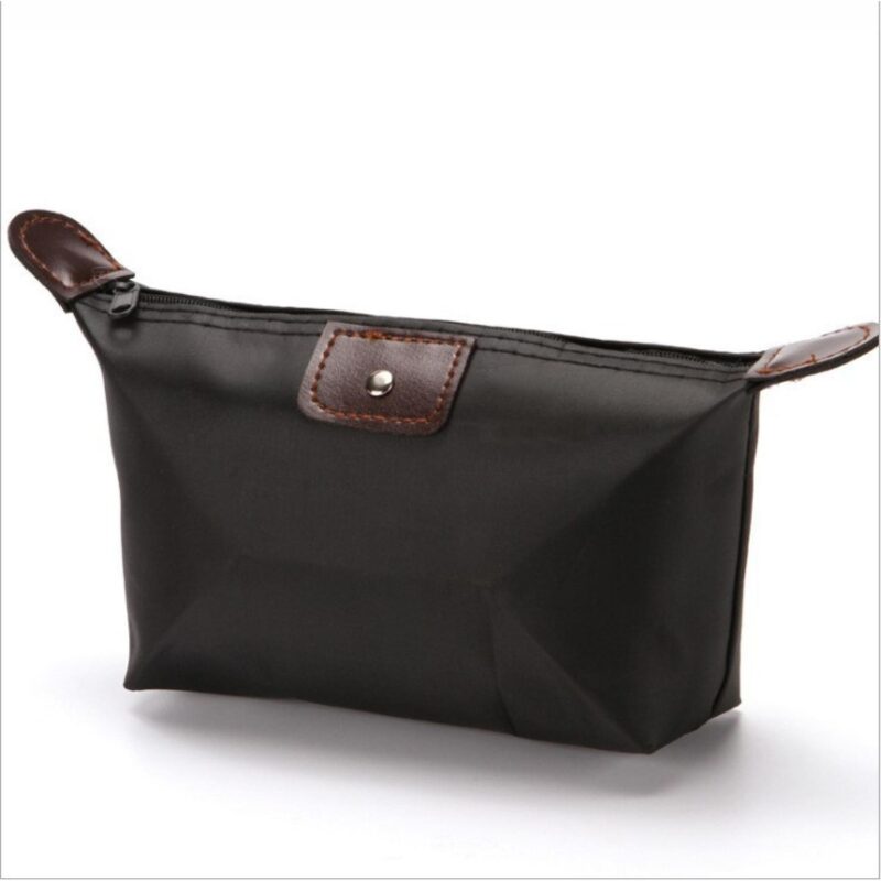 Custom Dumpling-shaped Nylon Waterproof Cosmetic Toiletry Bag - 4